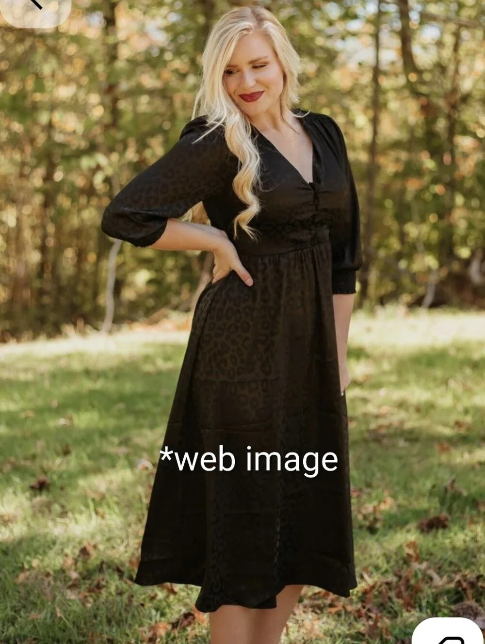 NWT Mittoshop Monochromatic Black Satin Jacquard Midi Dress